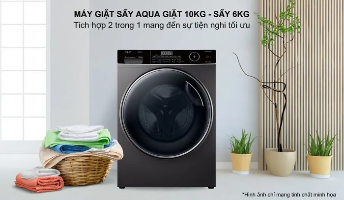 Máy giặt tích hợp sấy 2 trong 1